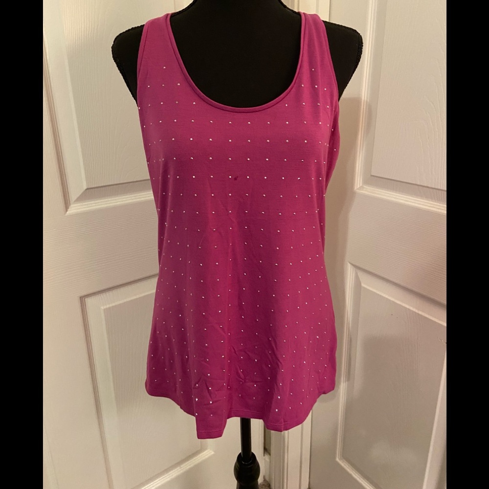 Woman’s large Attention sparkly camisole/ tank